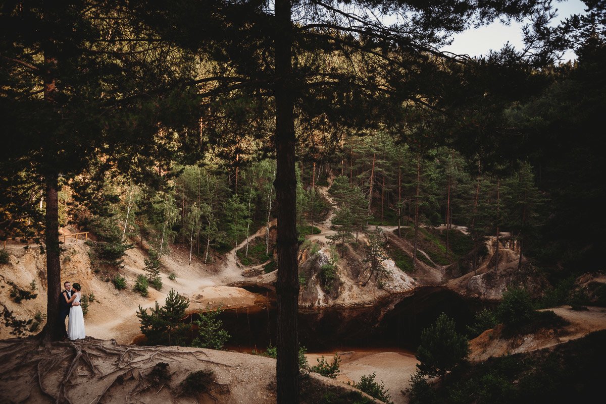 Mustangiem do ślubu! Plener ślubny Asi i Tomka - Kolorowe Jeziorka. 251